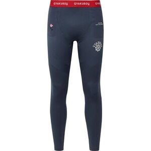 Nike x Undercover - GYAKUSOU Helix NRG Logo-Print Dri-FIT Tights - Blue Size XL